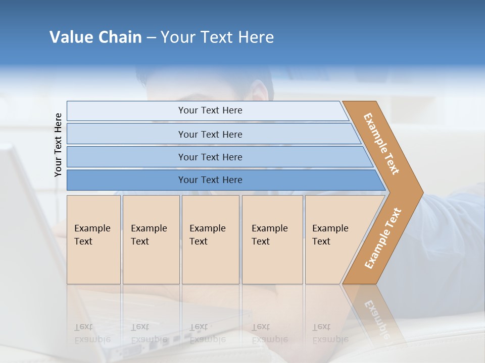 Photo Couch Mail PowerPoint Template