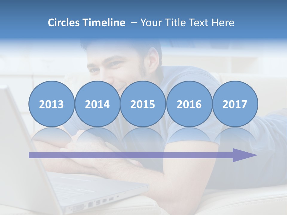 Photo Couch Mail PowerPoint Template