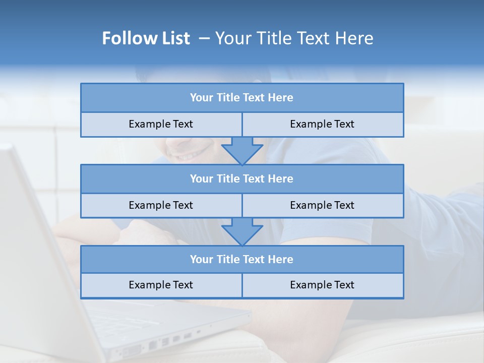 Photo Couch Mail PowerPoint Template