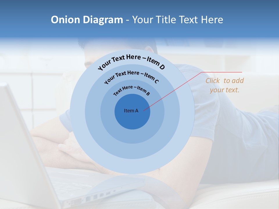 Photo Couch Mail PowerPoint Template