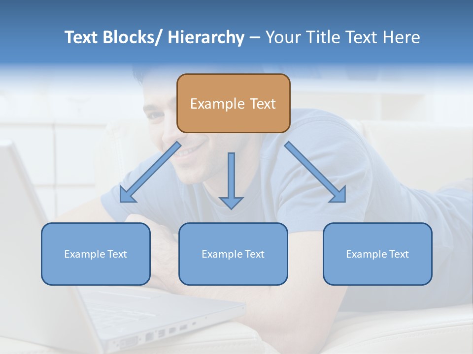 Photo Couch Mail PowerPoint Template