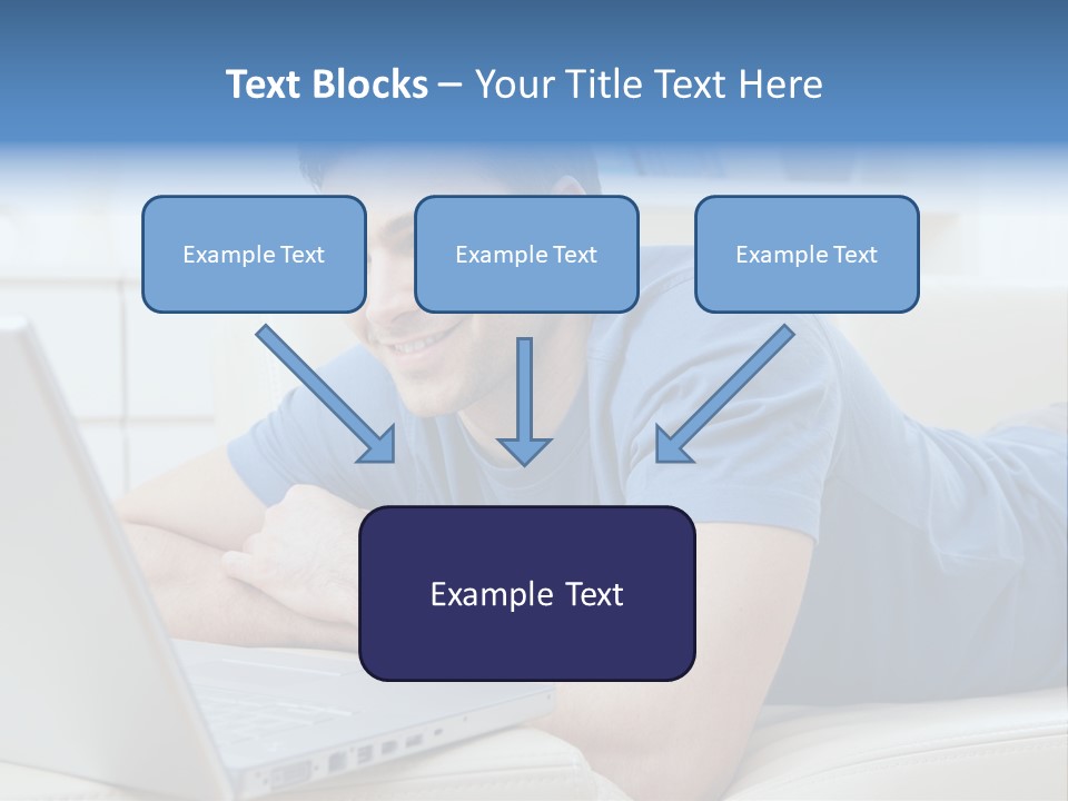 Photo Couch Mail PowerPoint Template