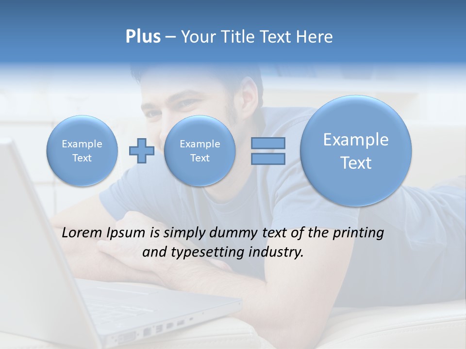 Photo Couch Mail PowerPoint Template