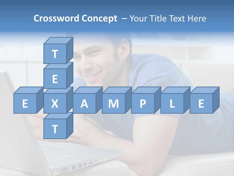 Photo Couch Mail PowerPoint Template