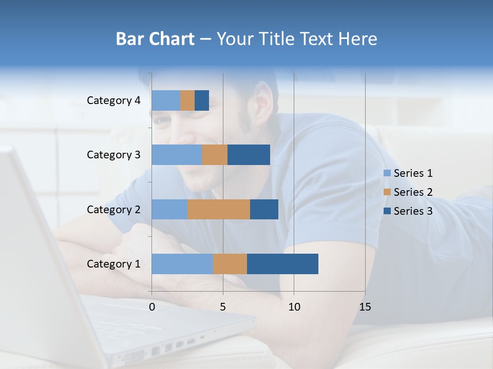 Photo Couch Mail PowerPoint Template