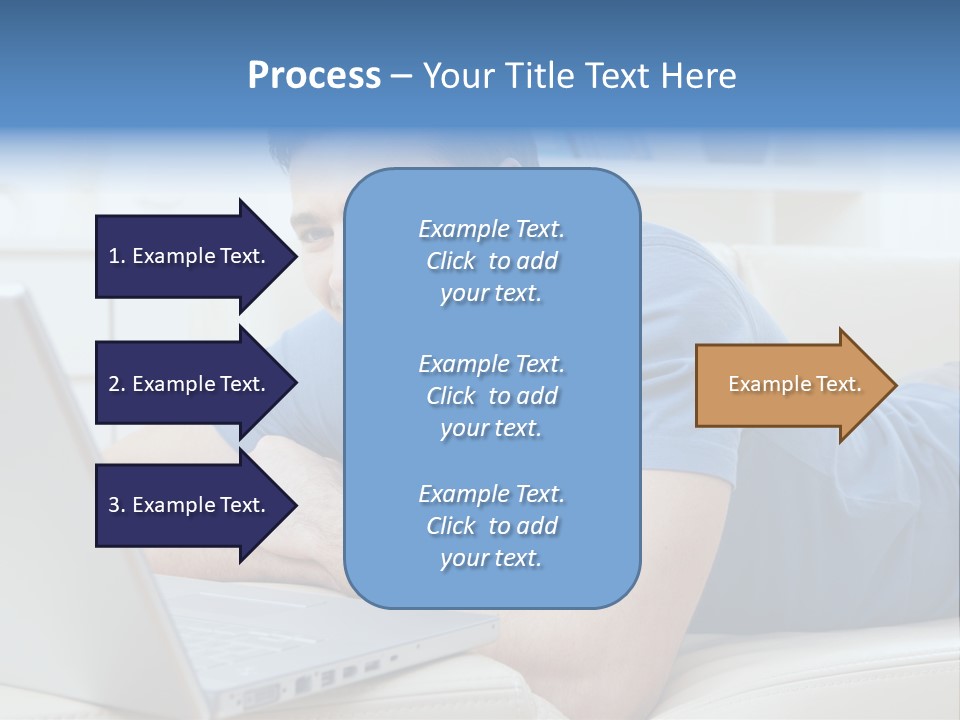 Photo Couch Mail PowerPoint Template