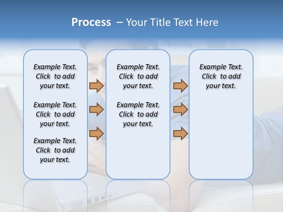 Photo Couch Mail PowerPoint Template