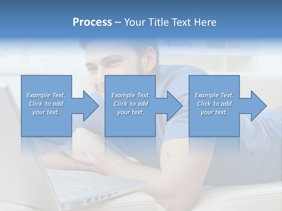 Photo Couch Mail PowerPoint Template