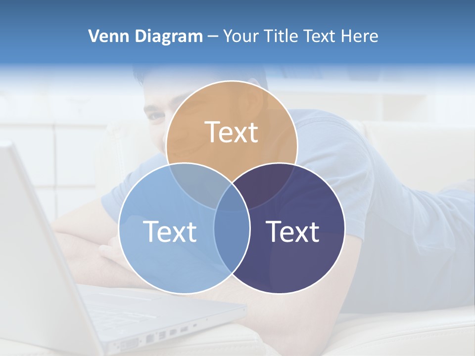 Photo Couch Mail PowerPoint Template