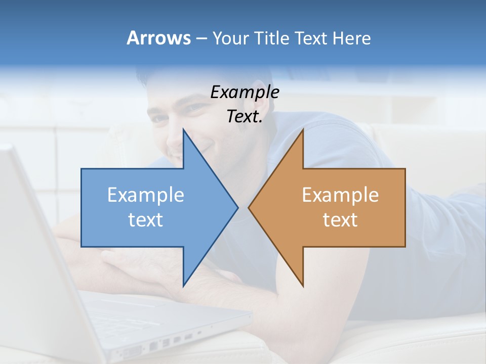 Photo Couch Mail PowerPoint Template