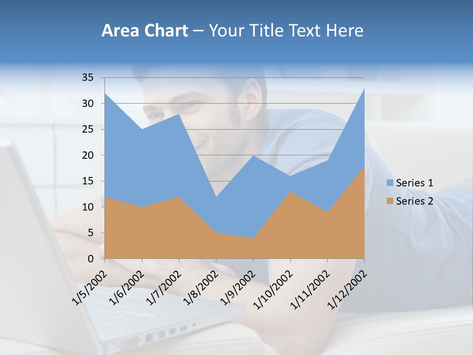 Photo Couch Mail PowerPoint Template
