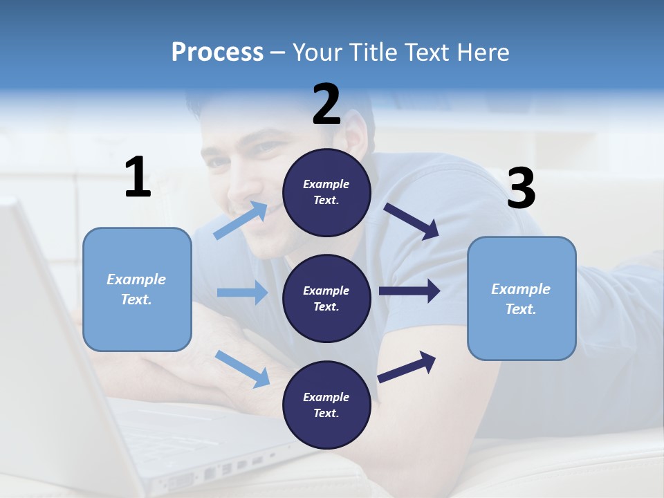 Photo Couch Mail PowerPoint Template