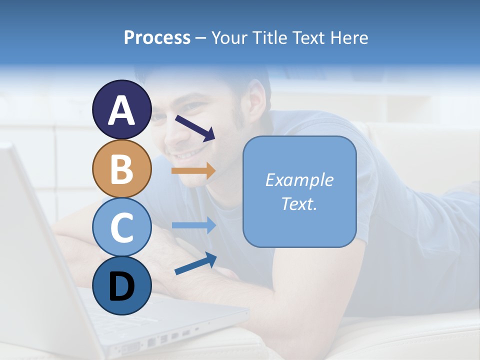 Photo Couch Mail PowerPoint Template