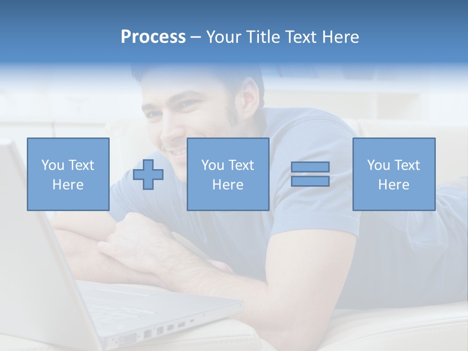 Photo Couch Mail PowerPoint Template
