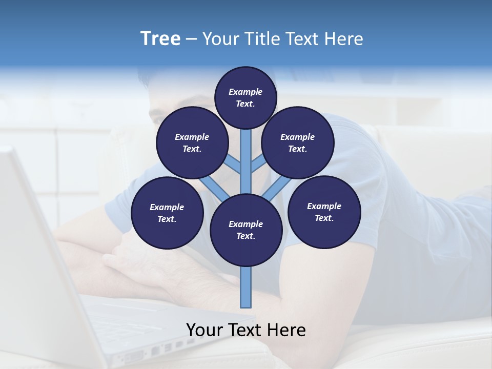 Photo Couch Mail PowerPoint Template