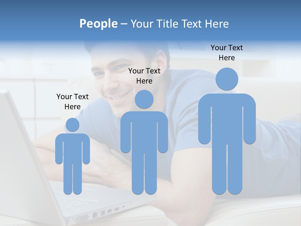 Photo Couch Mail PowerPoint Template