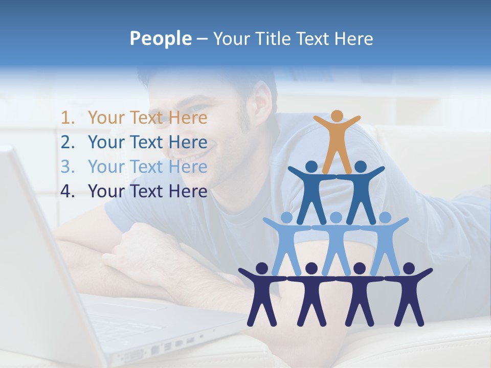 Photo Couch Mail PowerPoint Template