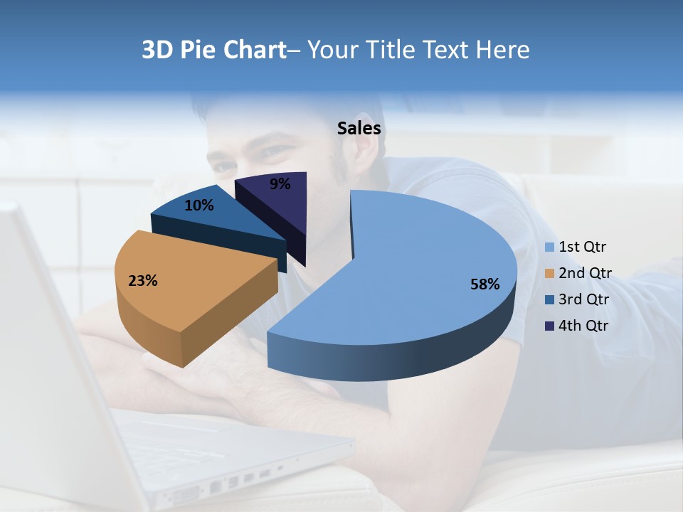 Photo Couch Mail PowerPoint Template