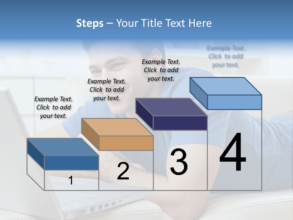 Photo Couch Mail PowerPoint Template