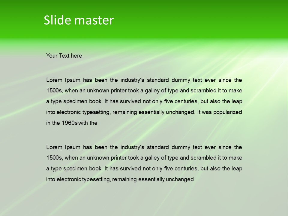 Fashion Treatment Wellbeing PowerPoint Template