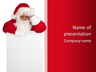 White Red Saint PowerPoint Template