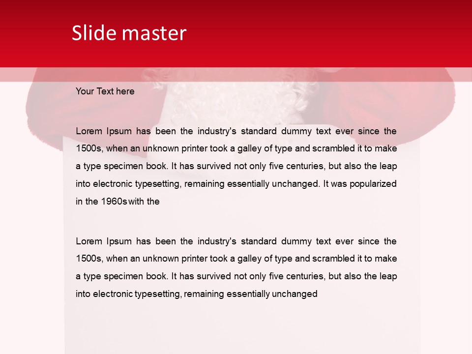 White Red Saint PowerPoint Template