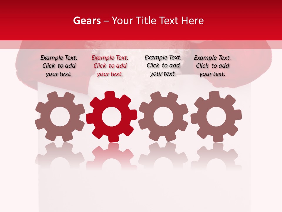 White Red Saint PowerPoint Template