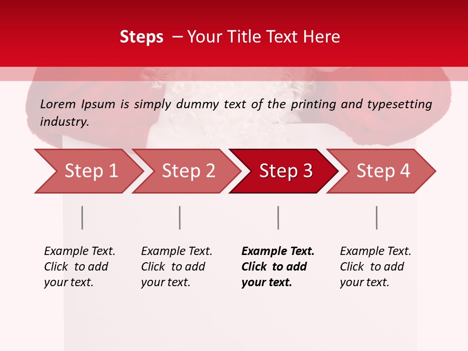 White Red Saint PowerPoint Template