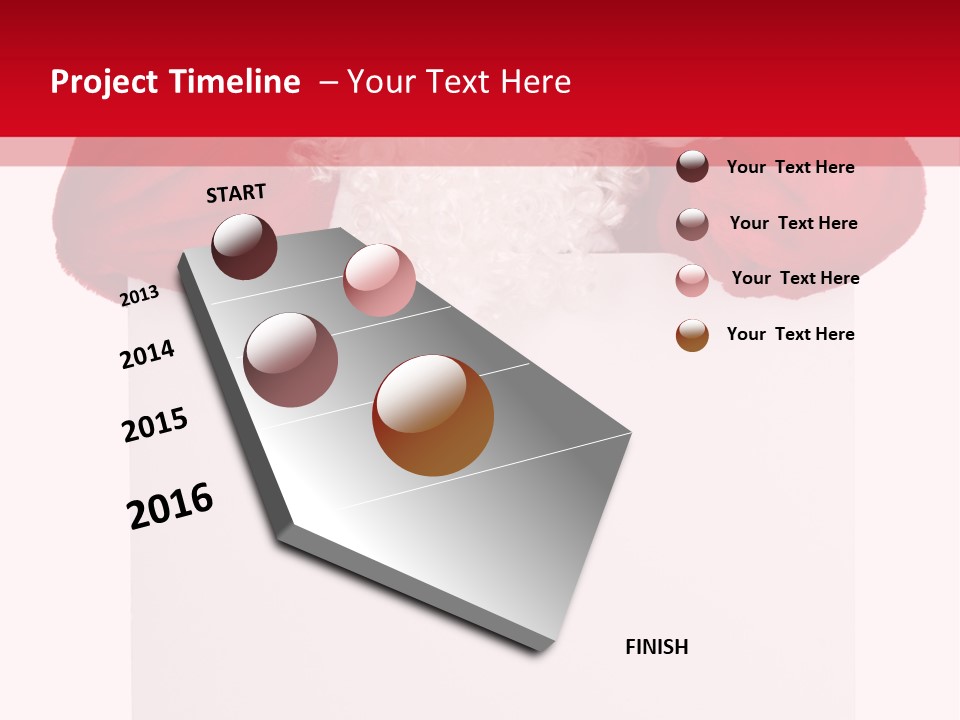 White Red Saint PowerPoint Template