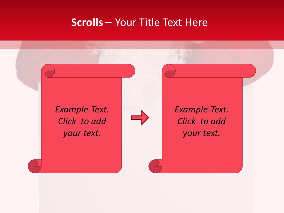 White Red Saint PowerPoint Template
