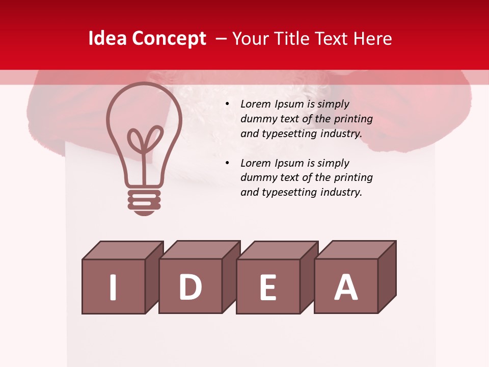 White Red Saint PowerPoint Template