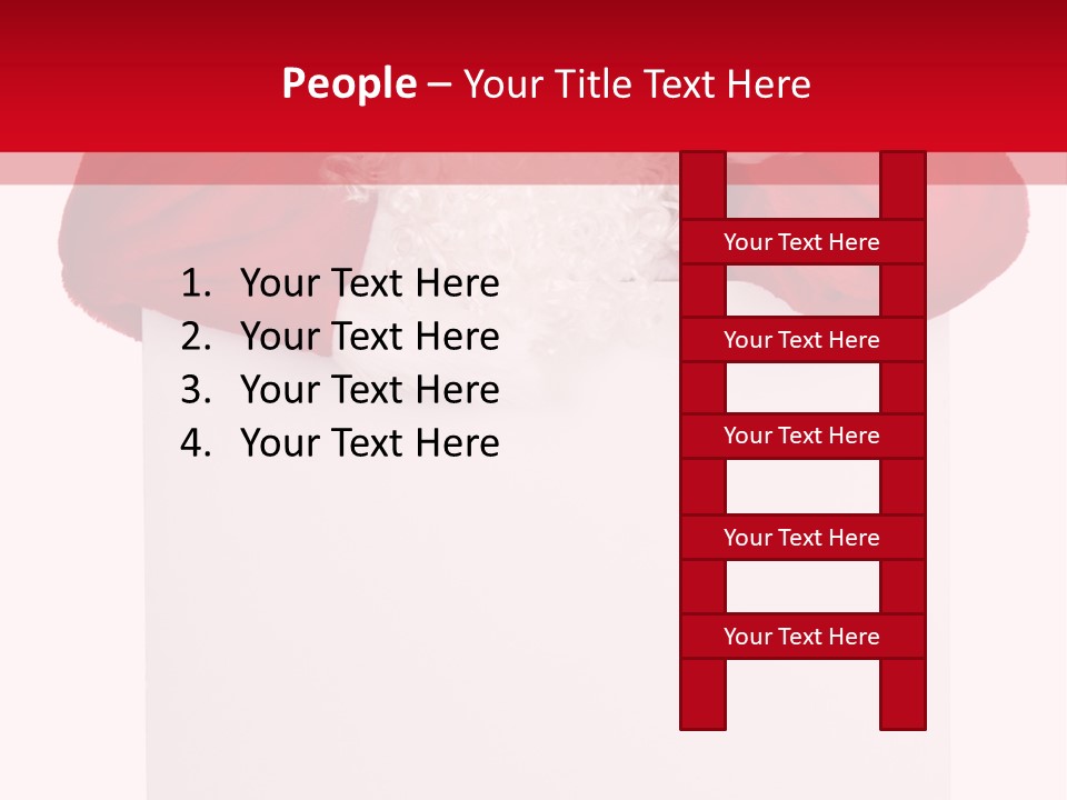 White Red Saint PowerPoint Template