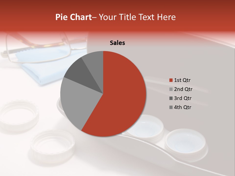 A Pair Of Glasses Sitting Inside Of A Case PowerPoint Template