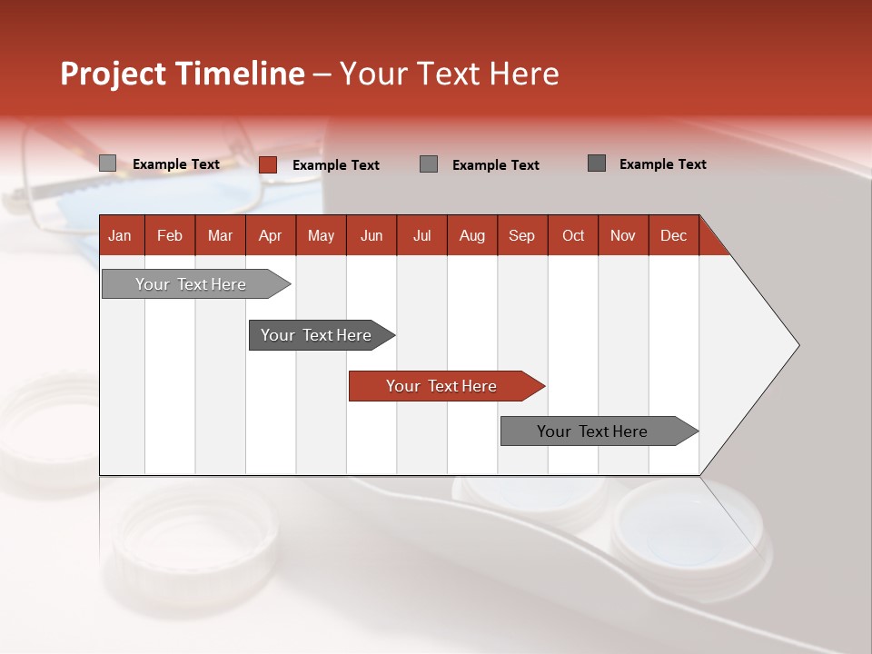 A Pair Of Glasses Sitting Inside Of A Case PowerPoint Template