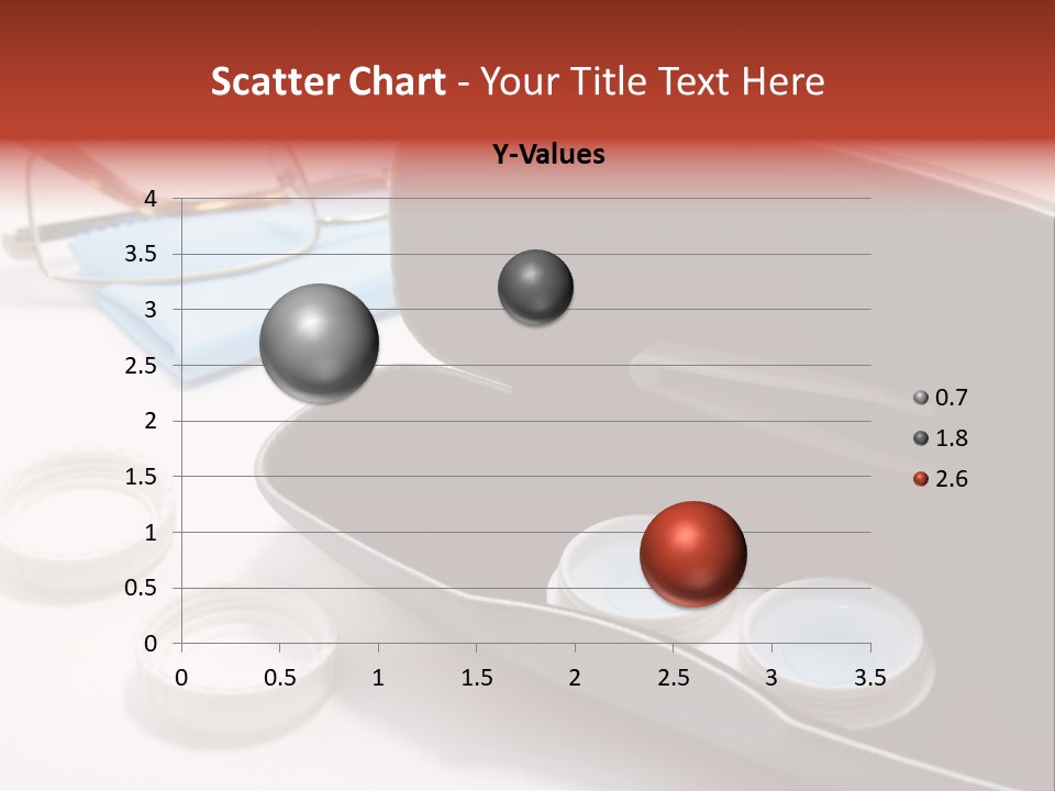 A Pair Of Glasses Sitting Inside Of A Case PowerPoint Template
