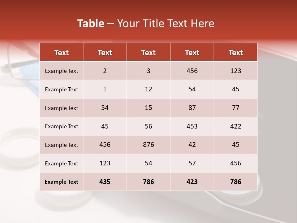 A Pair Of Glasses Sitting Inside Of A Case PowerPoint Template