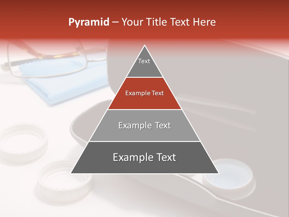 A Pair Of Glasses Sitting Inside Of A Case PowerPoint Template