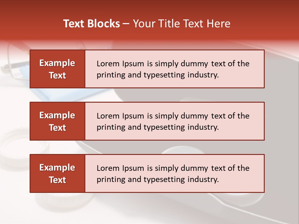 A Pair Of Glasses Sitting Inside Of A Case PowerPoint Template