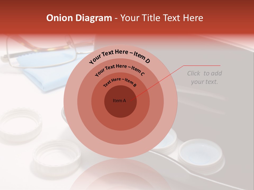 A Pair Of Glasses Sitting Inside Of A Case PowerPoint Template