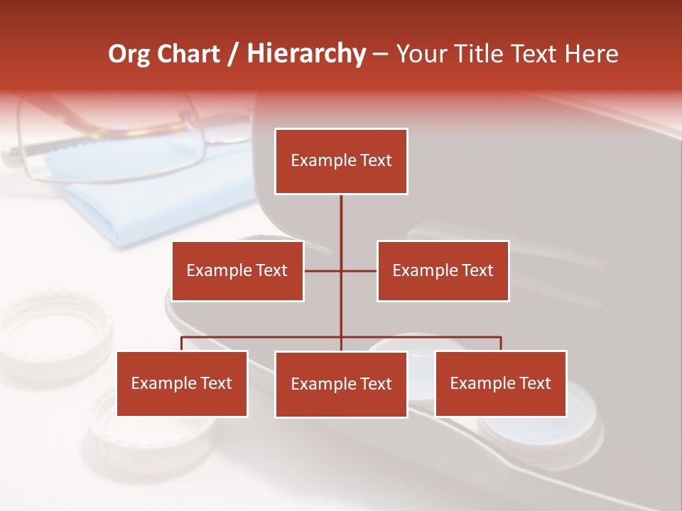 A Pair Of Glasses Sitting Inside Of A Case PowerPoint Template