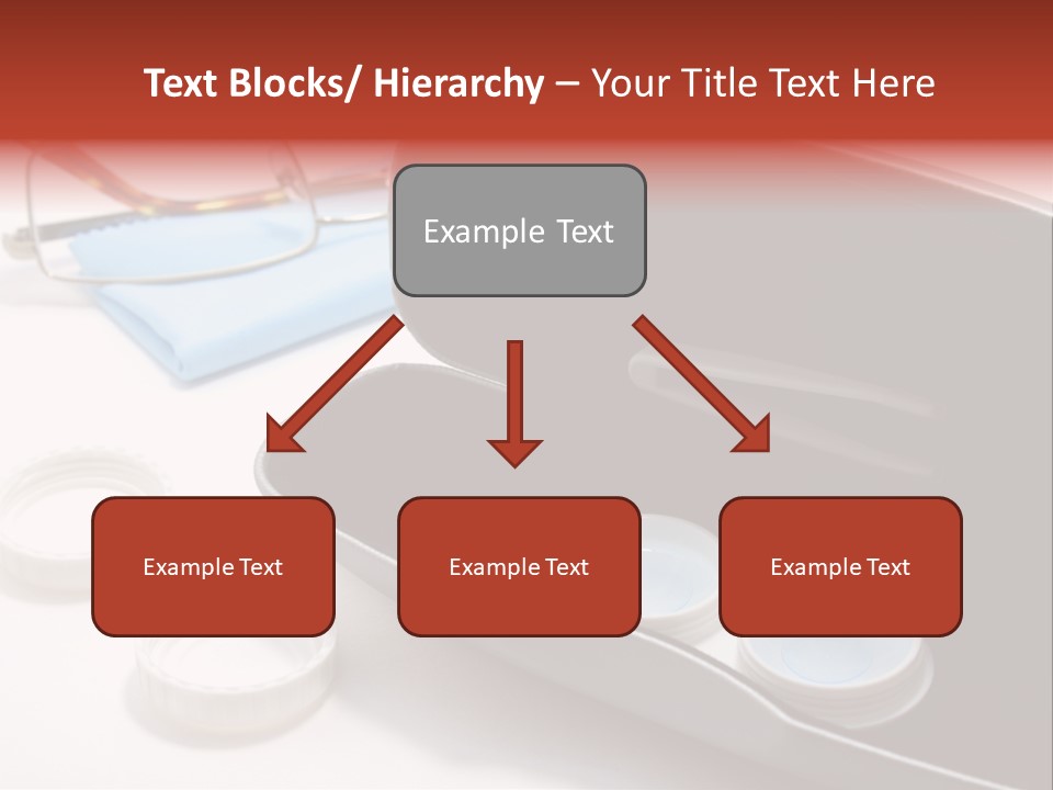 A Pair Of Glasses Sitting Inside Of A Case PowerPoint Template