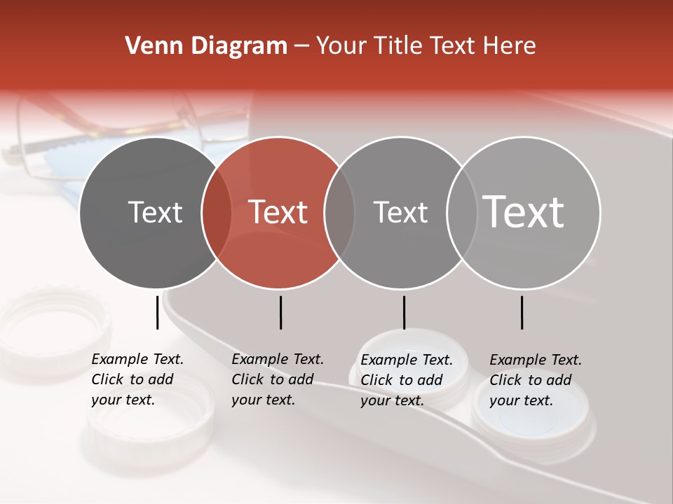 A Pair Of Glasses Sitting Inside Of A Case PowerPoint Template