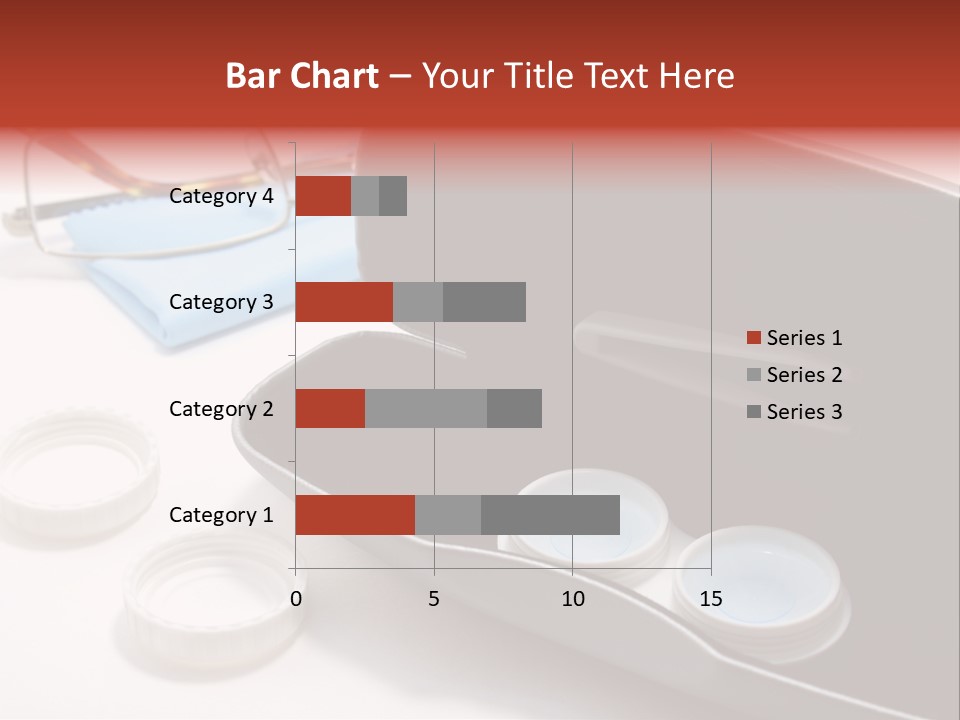A Pair Of Glasses Sitting Inside Of A Case PowerPoint Template