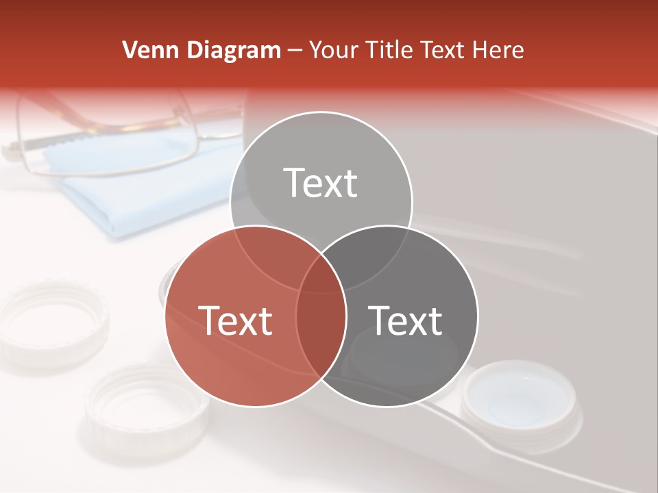 A Pair Of Glasses Sitting Inside Of A Case PowerPoint Template