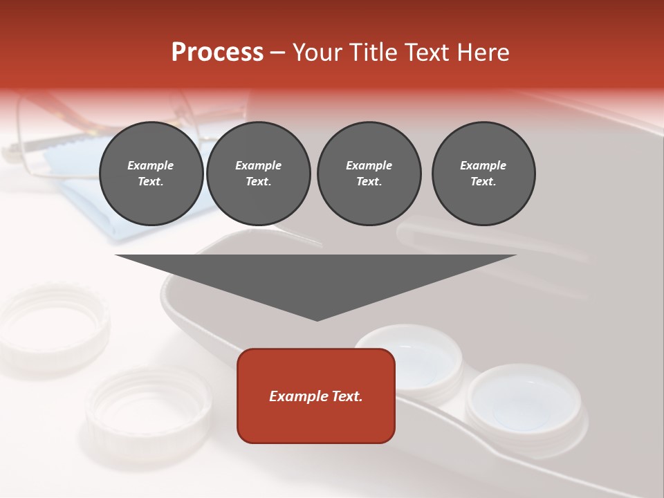 A Pair Of Glasses Sitting Inside Of A Case PowerPoint Template