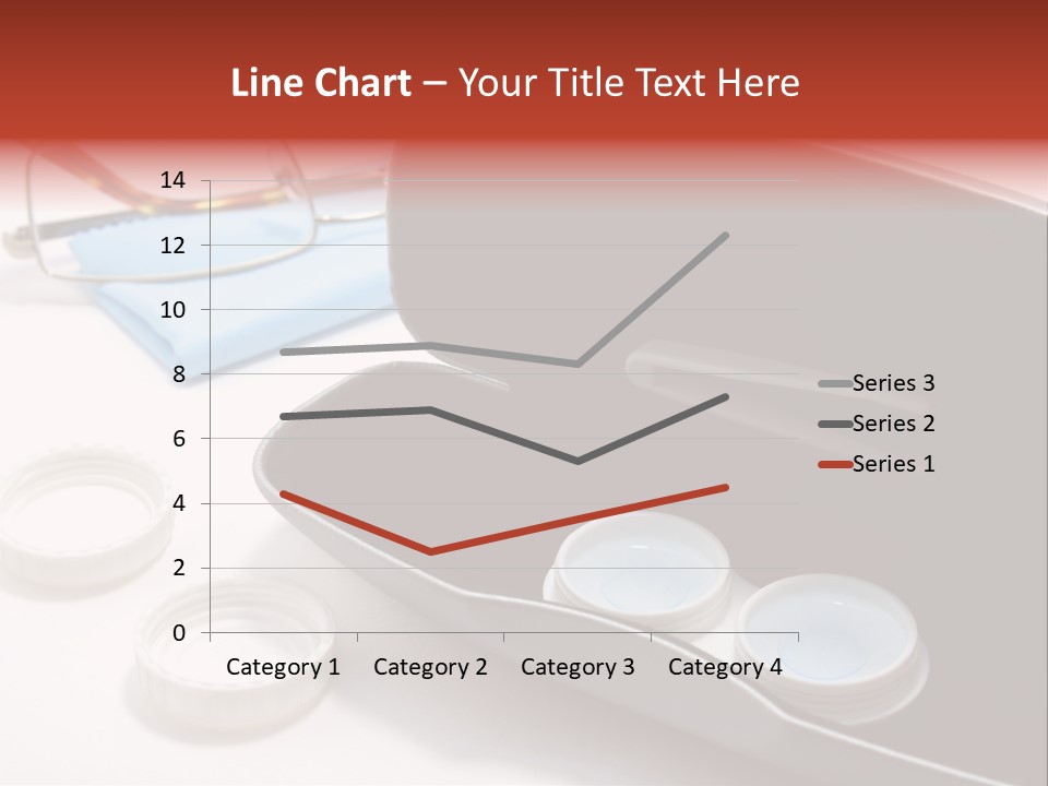 A Pair Of Glasses Sitting Inside Of A Case PowerPoint Template