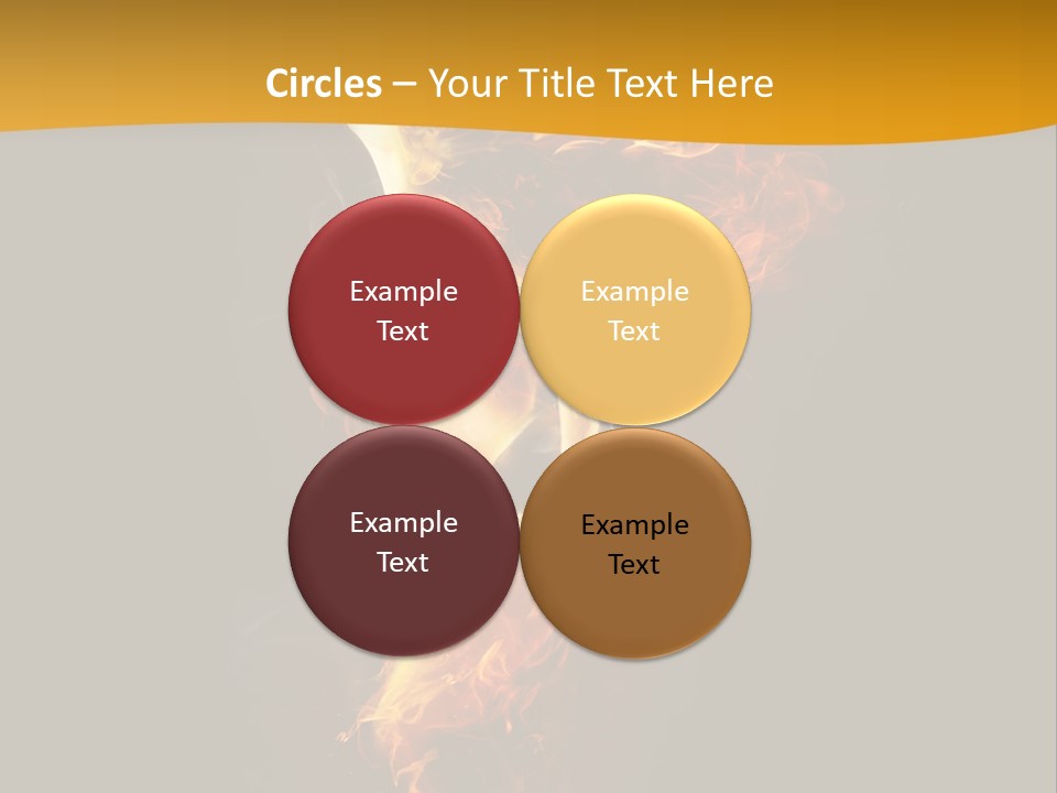 A Fire And Smoke Powerpoint Presentation PowerPoint Template