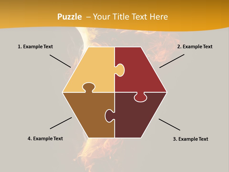 A Fire And Smoke Powerpoint Presentation PowerPoint Template