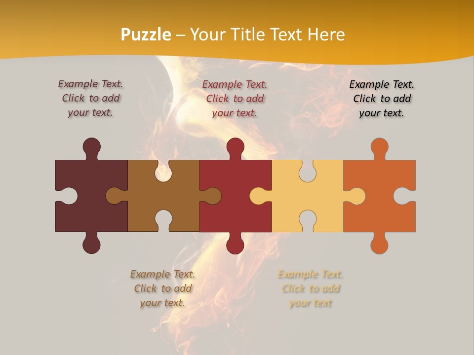 A Fire And Smoke Powerpoint Presentation PowerPoint Template