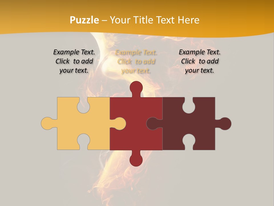 A Fire And Smoke Powerpoint Presentation PowerPoint Template